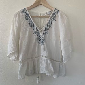 Abercrombie & Fitch white blouse size s